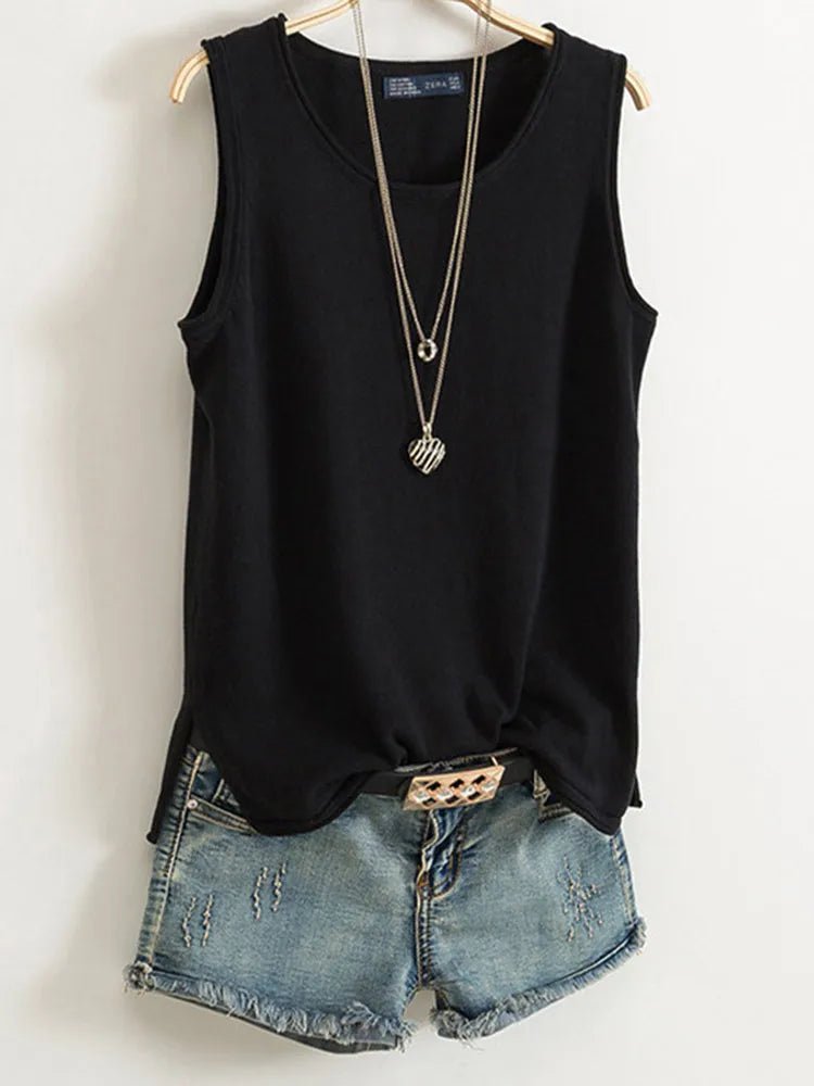 Camisole en coton et lin pour femme - Éclat Ô quotidien