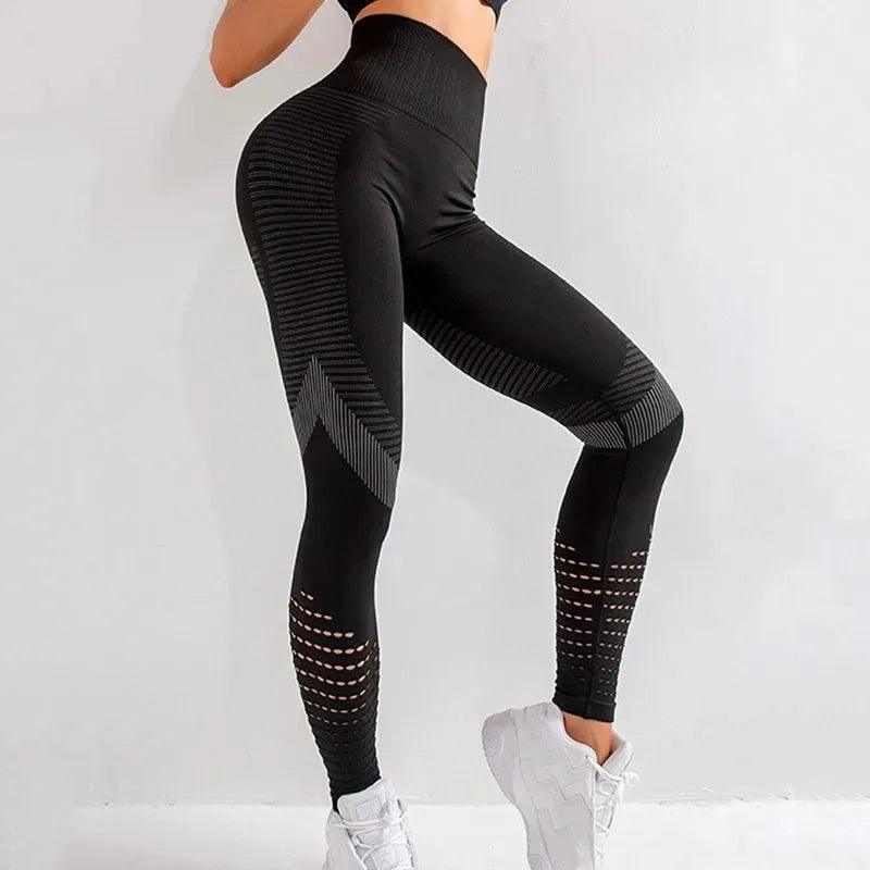 Legging de fitness taille haute sans couture - Éclat Ô quotidien