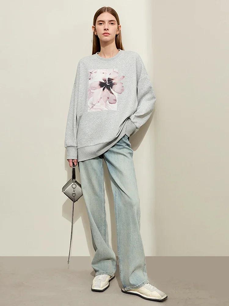Chandail élégant avec imprimé Floral - Éclat Ô quotidien