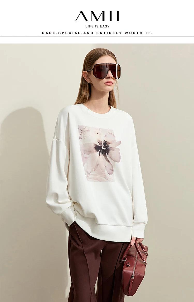 Chandail élégant avec imprimé Floral - Éclat Ô quotidien