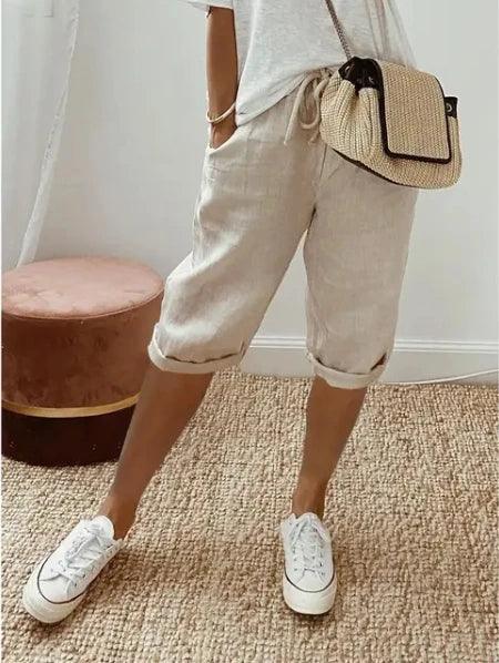 Pantalon décontracté en coton - Éclat Ô quotidien