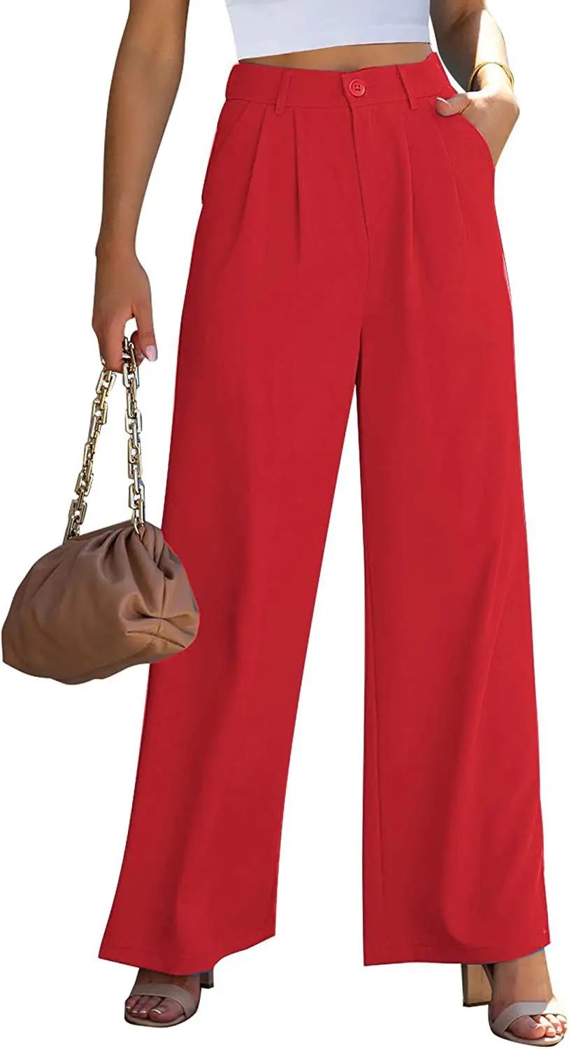 Pantalon drapé taille haute - Éclat Ô quotidien