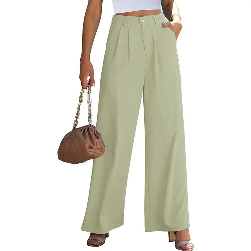 Pantalon drapé taille haute - Éclat Ô quotidien