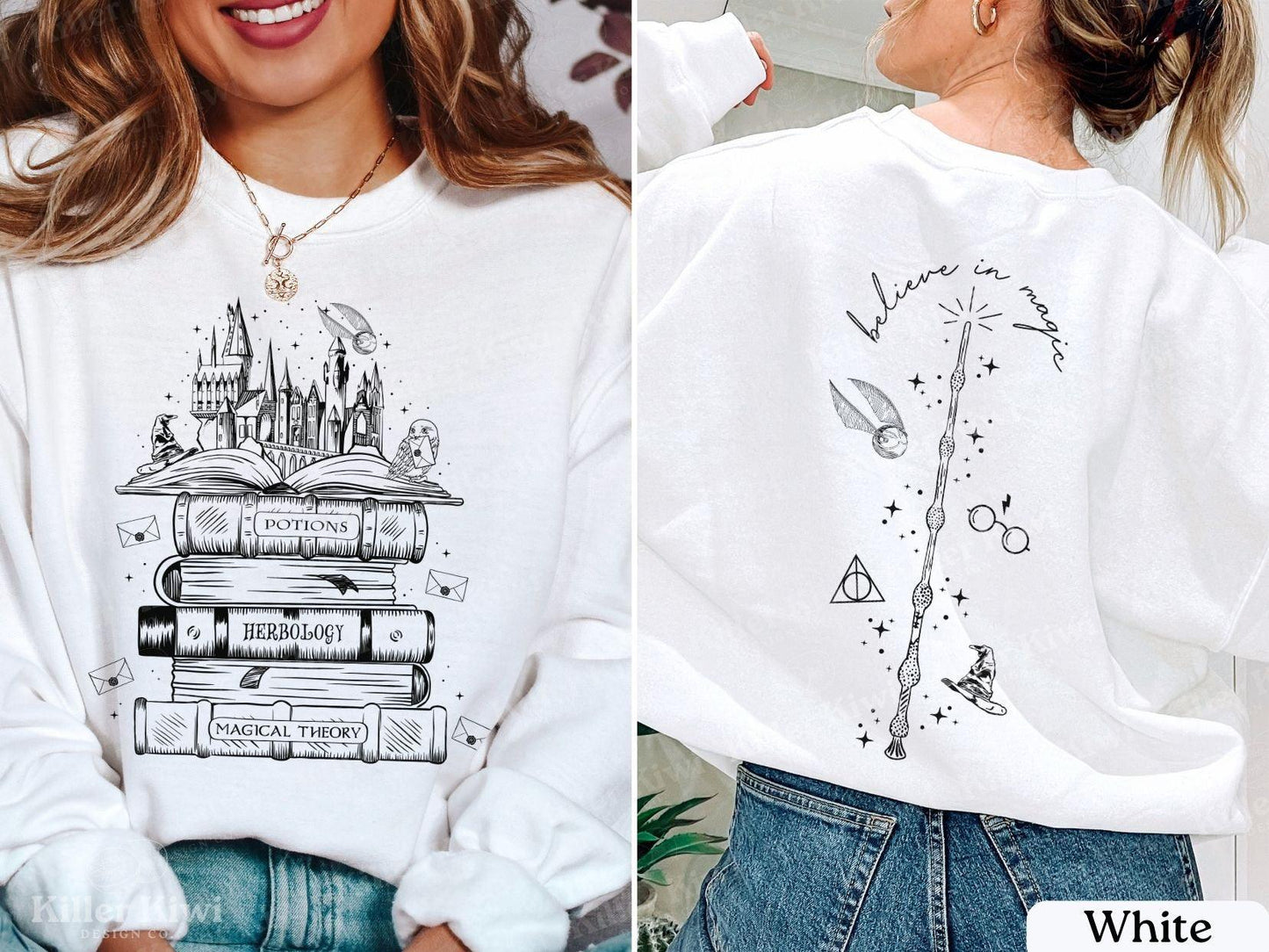 Chandail vintage "Belive in Magic" - Éclat Ô quotidien