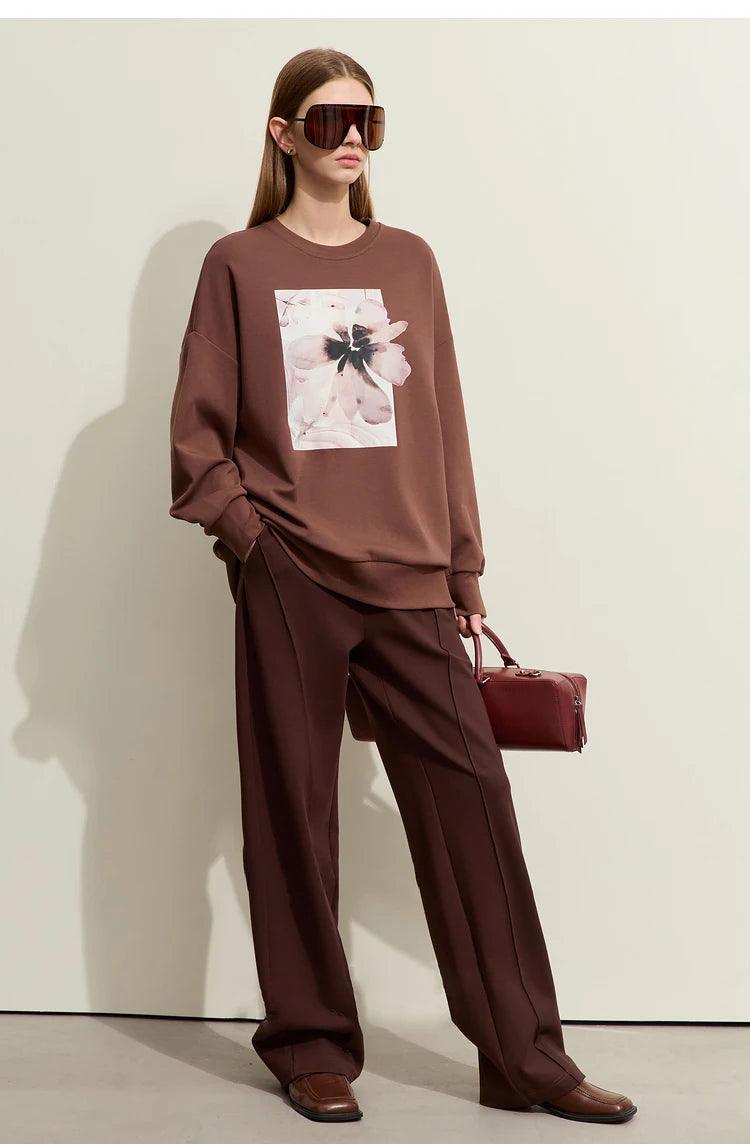 Chandail élégant avec imprimé Floral - Éclat Ô quotidien