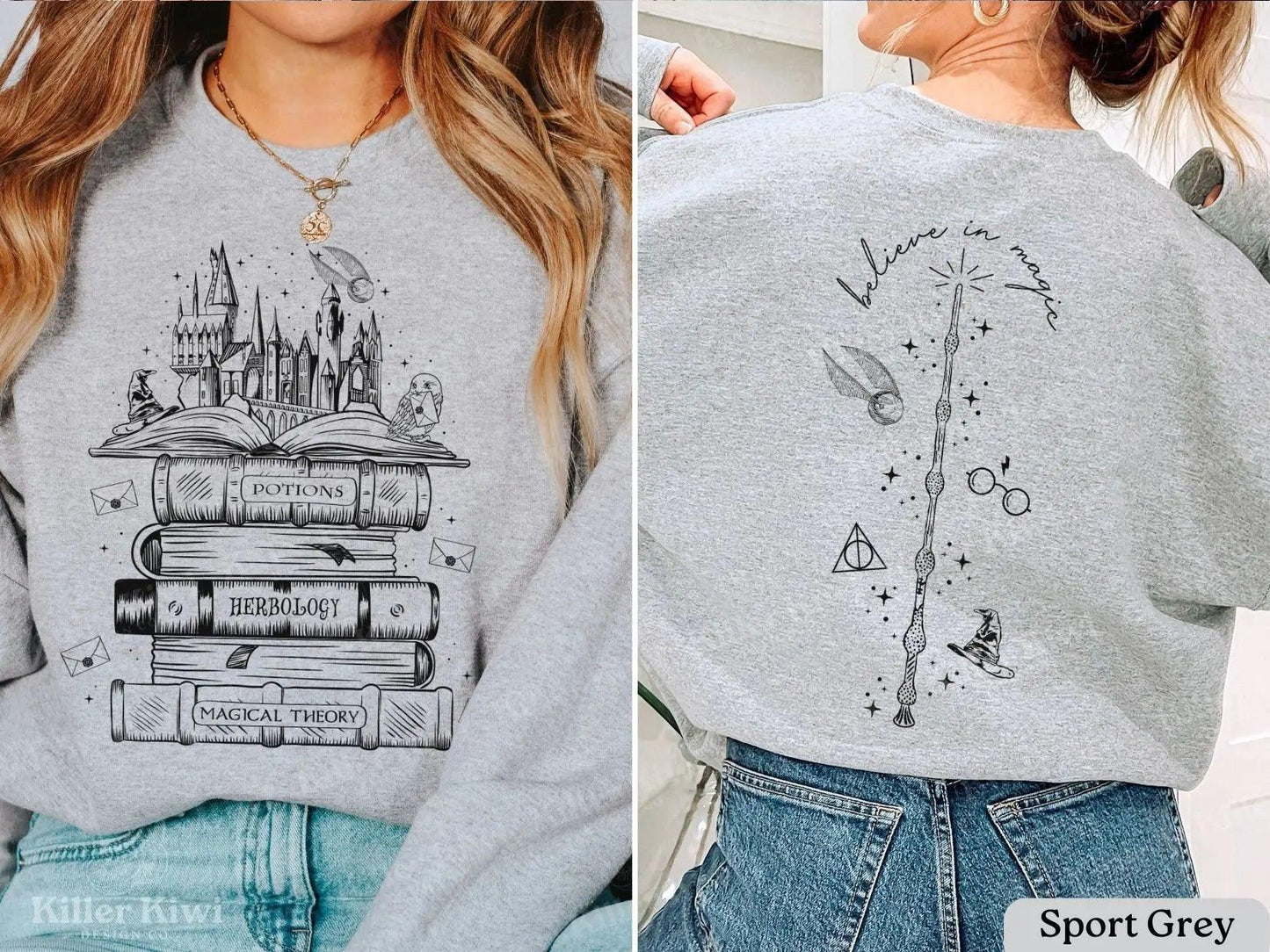 Chandail vintage "Belive in Magic" - Éclat Ô quotidien
