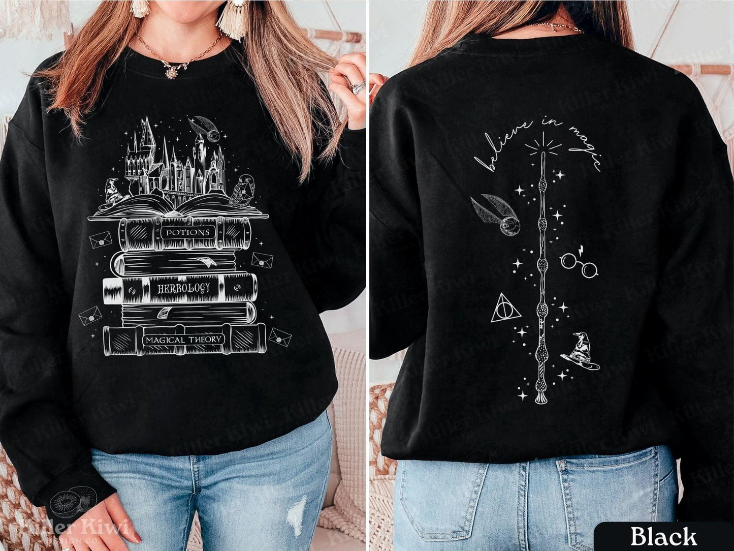 Chandail vintage "Belive in Magic" - Éclat Ô quotidien