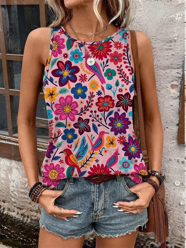 Gilet sans manche de col rond des femmes 2025 - Éclat Ô quotidien