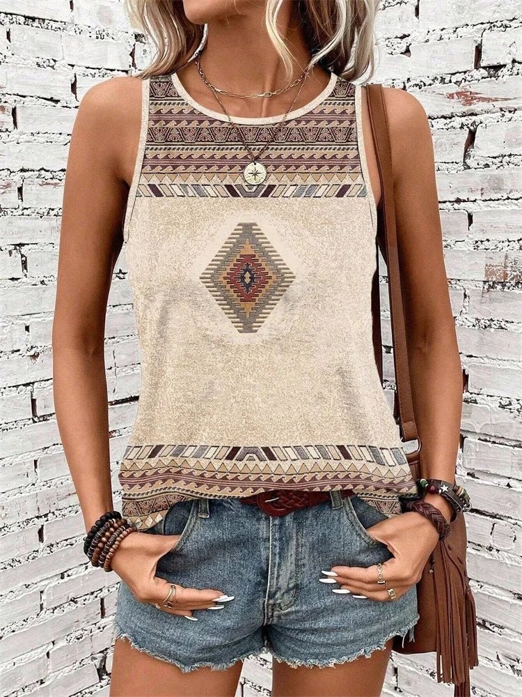 Gilet sans manche de col rond des femmes 2025 - Éclat Ô quotidien