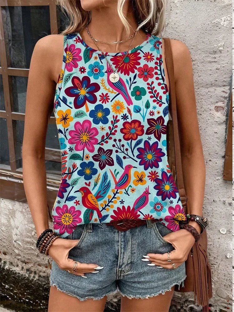 Gilet sans manche de col rond des femmes 2025 - Éclat Ô quotidien