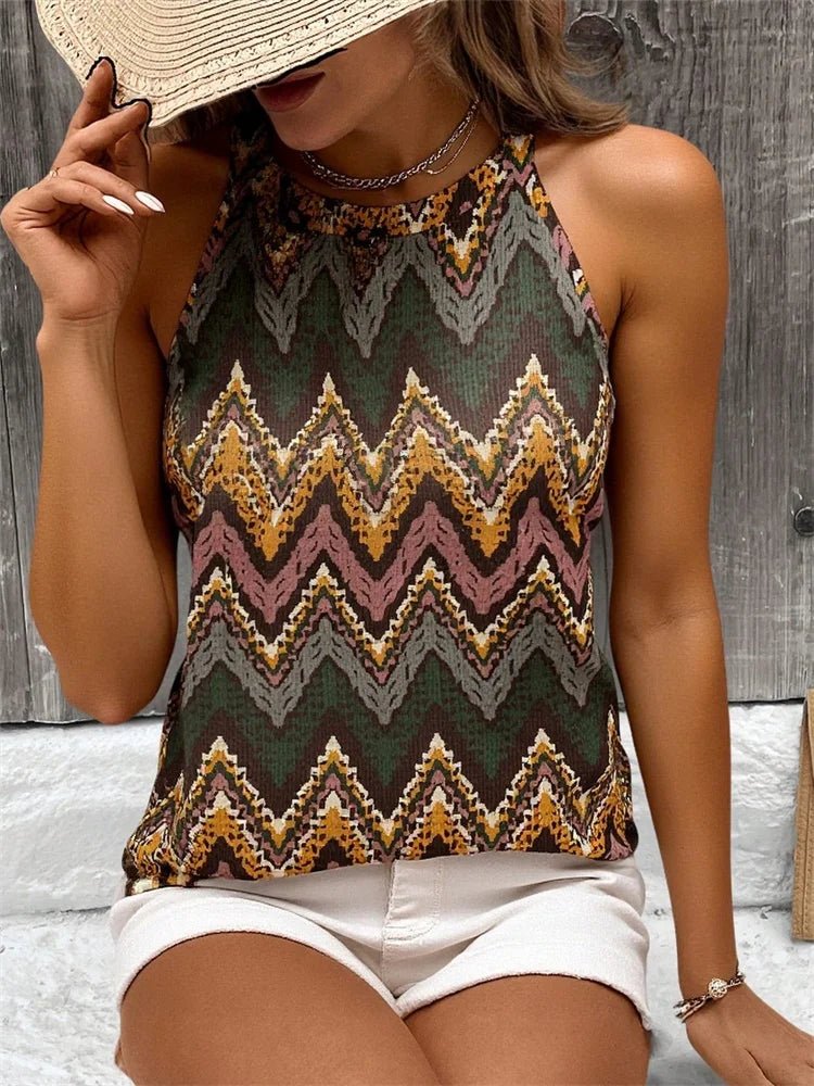 Gilet sans manche de col rond des femmes 2025 - Éclat Ô quotidien