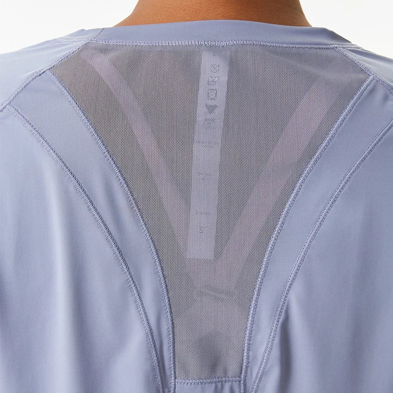 T-shirt à manches courtes respirant en maille - Éclat Ô quotidien