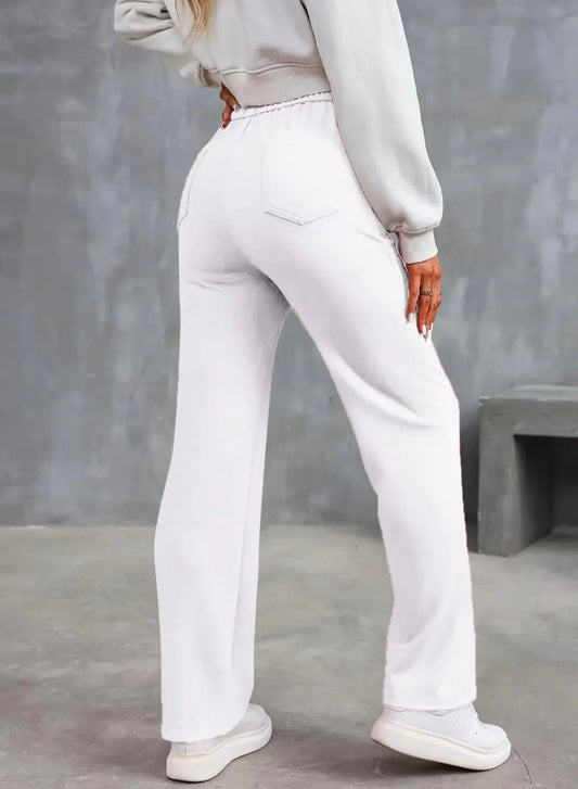 Pantalon taille haute à jambes droites nouveau Style - Éclat Ô quotidien