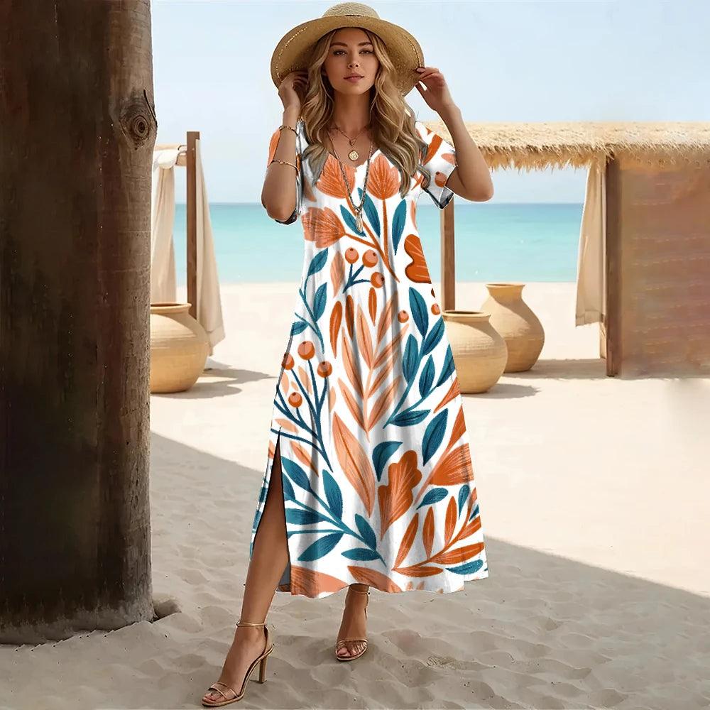 Robe à fleurs concassées - Éclat Ô quotidien