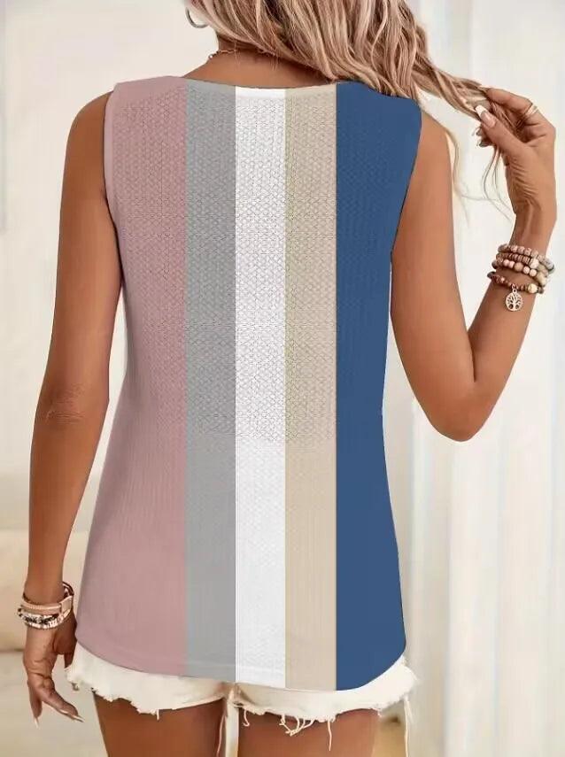 Débardeur à imprimé vertical - Éclat Ô quotidien