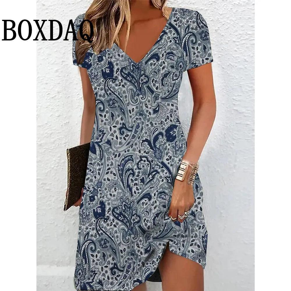 Robe d'été Vintage - Éclat Ô quotidien