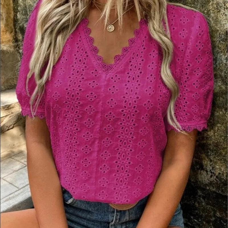 Chemisier loisir et dentelle - Éclat Ô quotidien