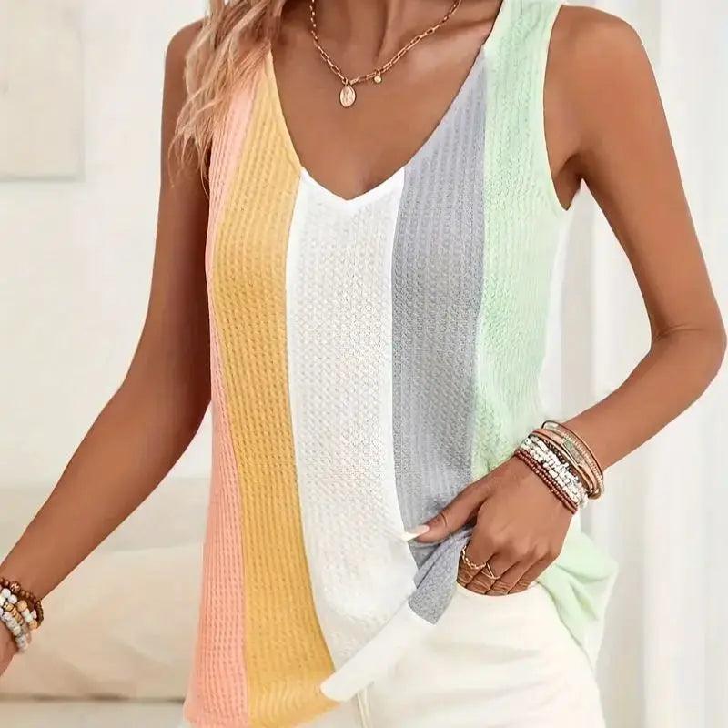 Débardeur à imprimé vertical - Éclat Ô quotidien