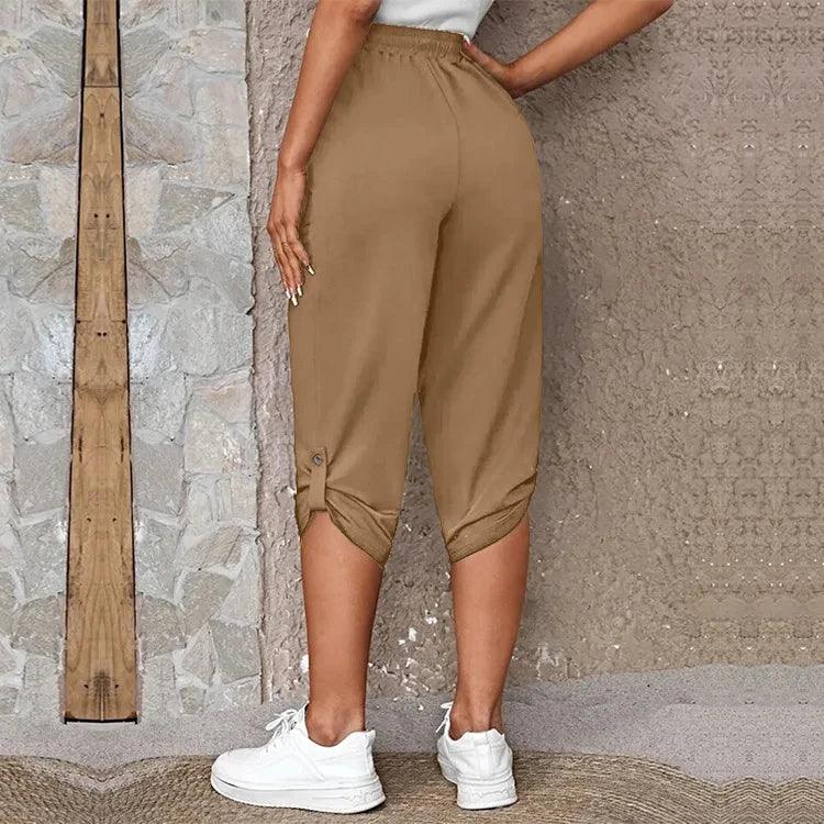 Pantalon de survêtement court à taille élastique - Éclat Ô quotidien