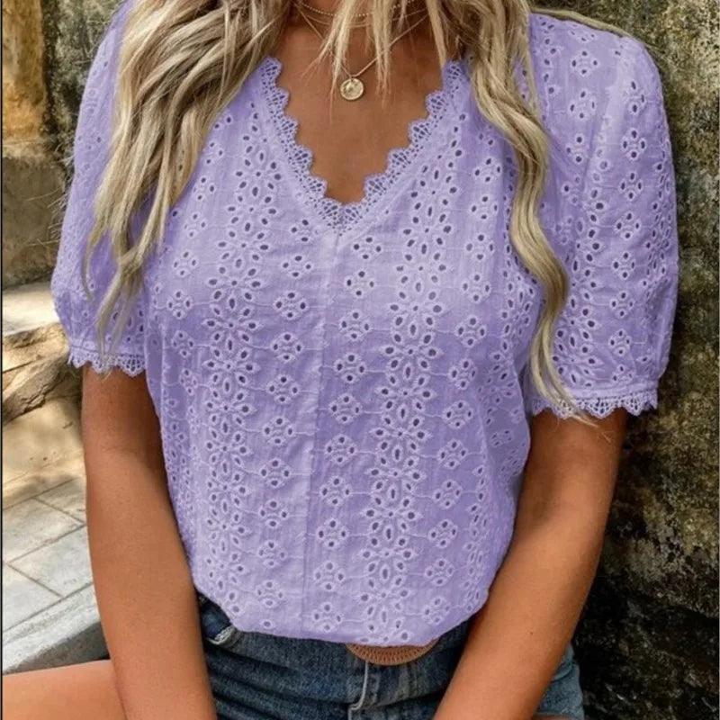 Chemisier loisir et dentelle - Éclat Ô quotidien