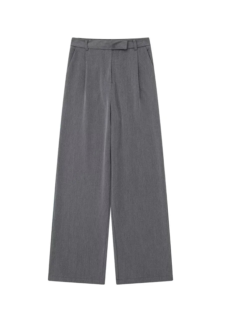 Pantalon droit Vintage taille haute - Éclat Ô quotidien