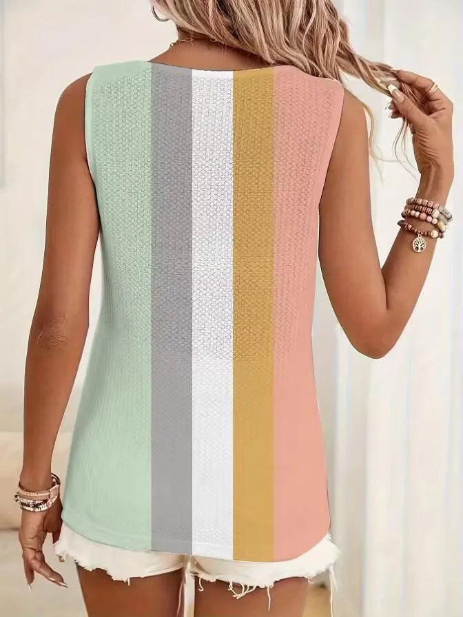 Débardeur à imprimé vertical - Éclat Ô quotidien