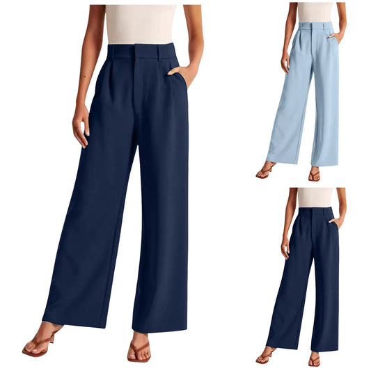 Pantalon de bureau à jambes larges - Éclat Ô quotidien