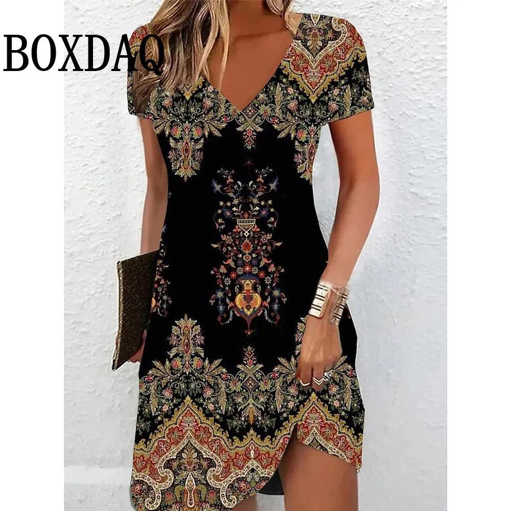 Robe d'été Vintage - Éclat Ô quotidien