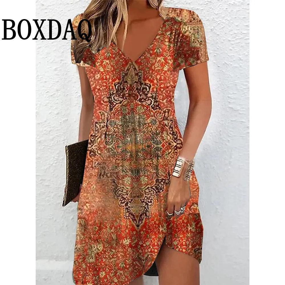 Robe d'été Vintage - Éclat Ô quotidien