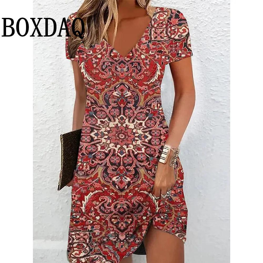 Robe d'été Vintage - Éclat Ô quotidien