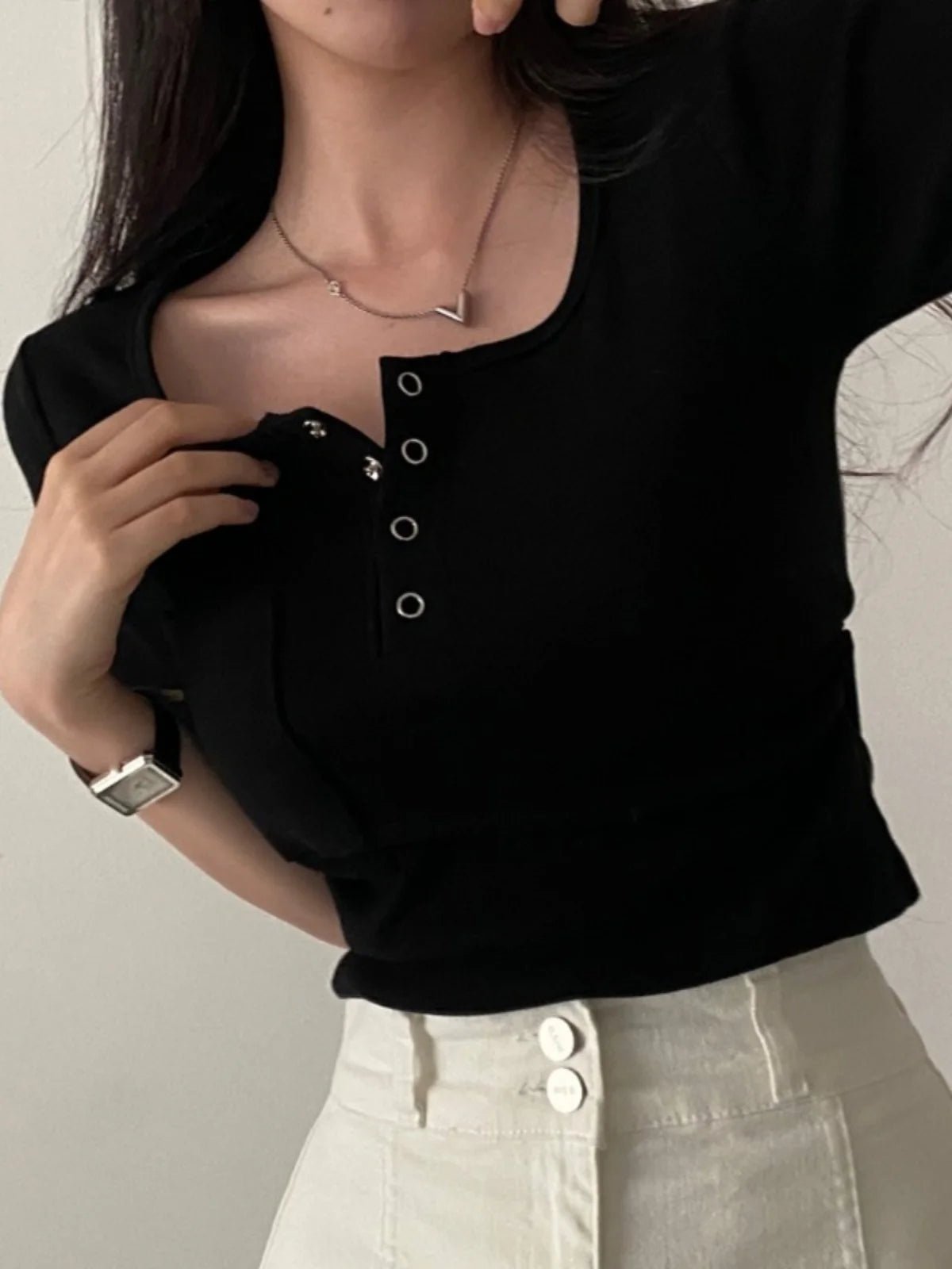 T-shirt coupe ajustée pour femme - Éclat Ô quotidien