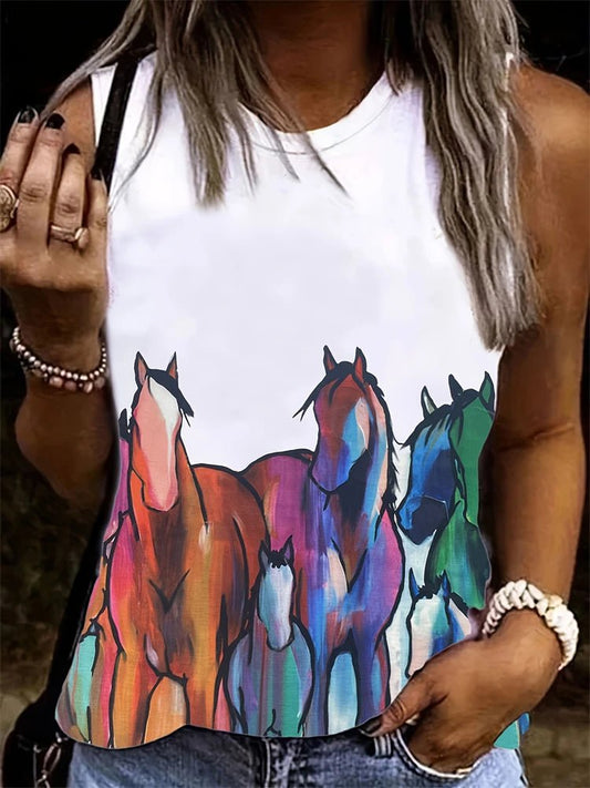 T-shirt Imprimé animaux 3D pour Femme - Éclat Ô quotidien