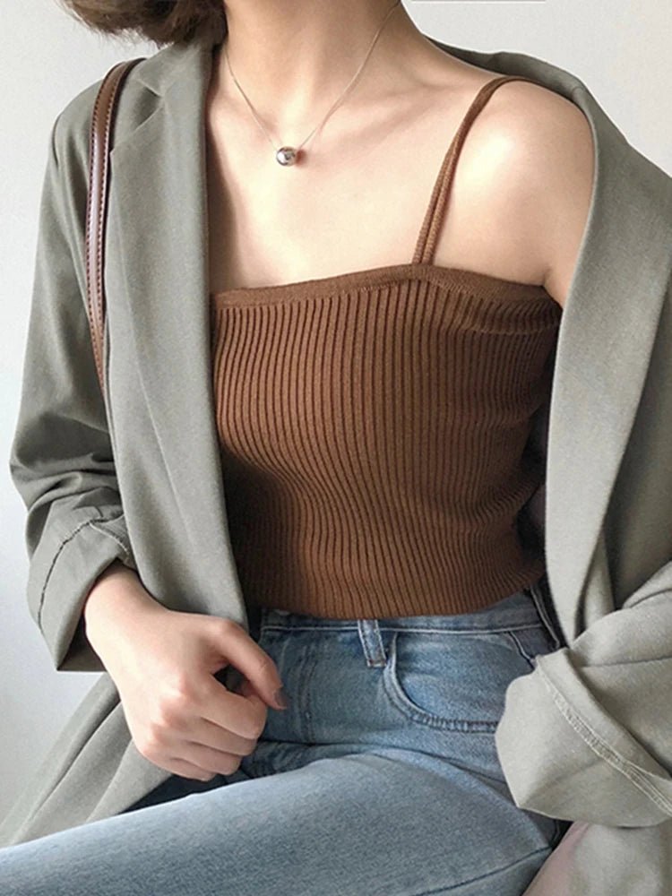 débardeur 2025 décontracté licou - Éclat Ô quotidien